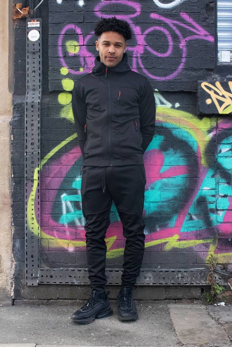 Wilfred Multi Zip Muscle Fit Hooded Skinny Tracksuit Wilfred Multi Zip Muscle Fit Hooded Skinny Tracksuit