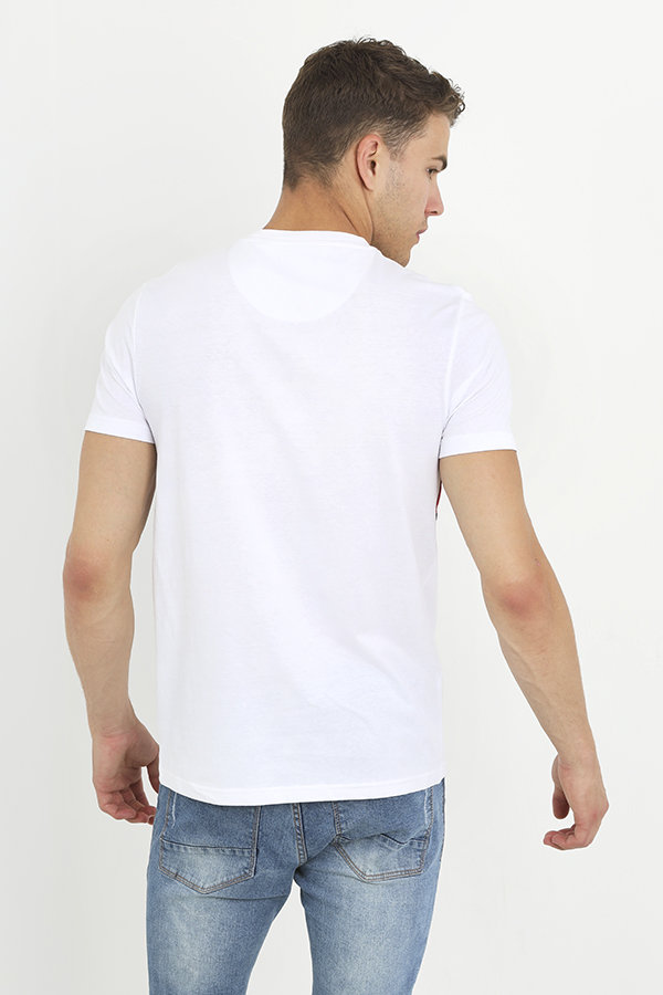 Ronnie Panel Detail Bird Embroidered T-Shirt Ronnie Panel Detail Bird Embroidered T-Shirt