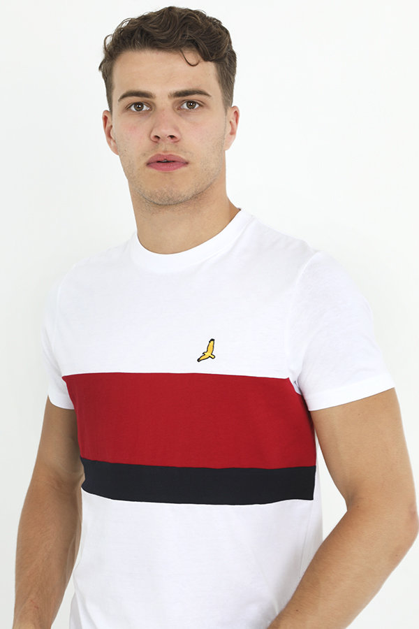 Ronnie Panel Detail Bird Embroidered T-Shirt Thumbnail Ronnie Panel Detail Bird Embroidered T-Shirt Thumbnail