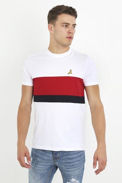 Ronnie Panel Detail Bird Embroidered T-Shirt Thumbnail Ronnie Panel Detail Bird Embroidered T-Shirt Thumbnail