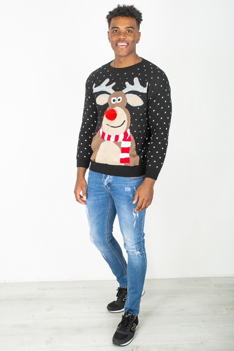 Sonny Pom Rudolph Christmas Jumper Sonny Pom Rudolph Christmas Jumper