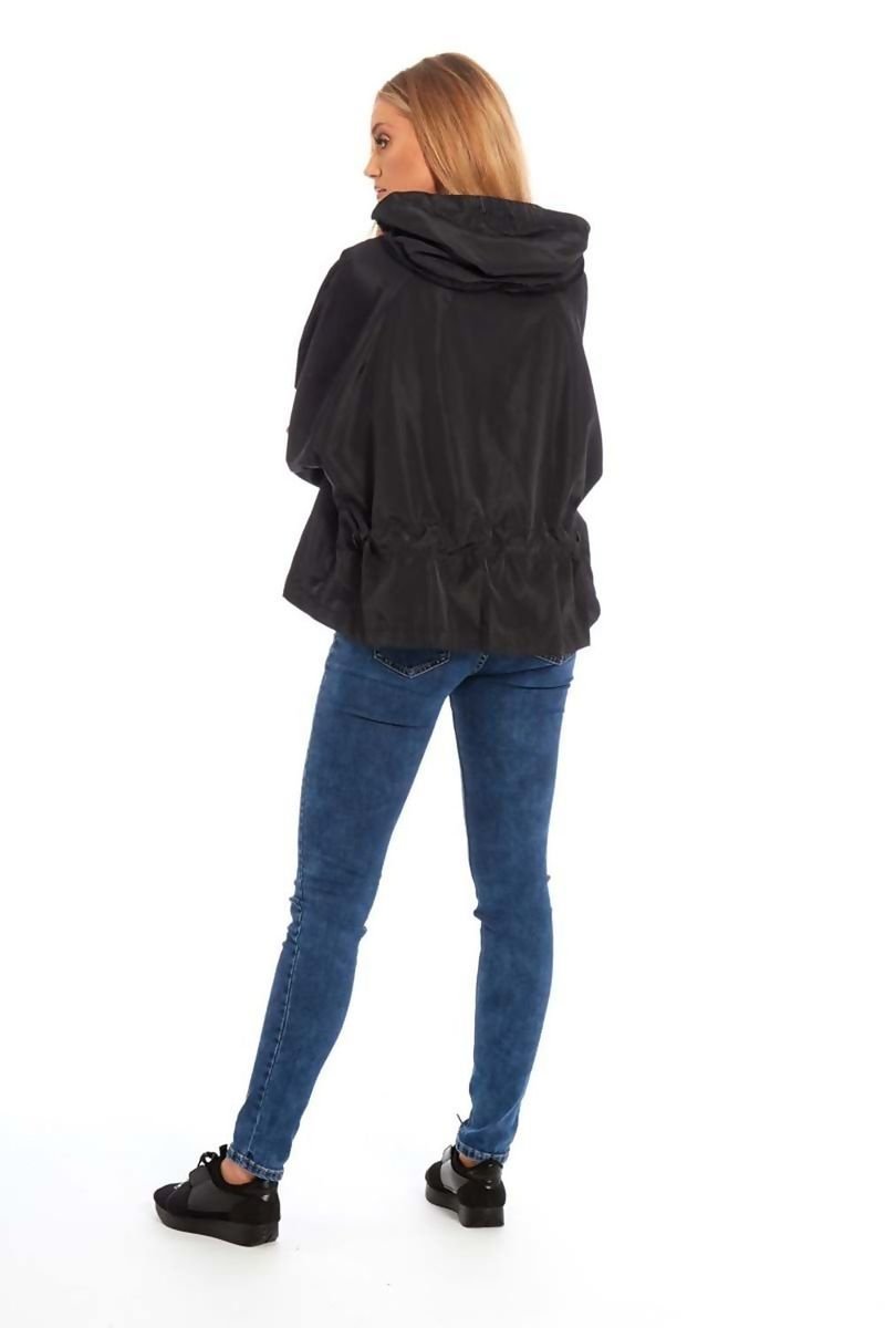 Gwen Zip Through Crop Cagoule Jacket Thumbnail Gwen Zip Through Crop Cagoule Jacket Thumbnail