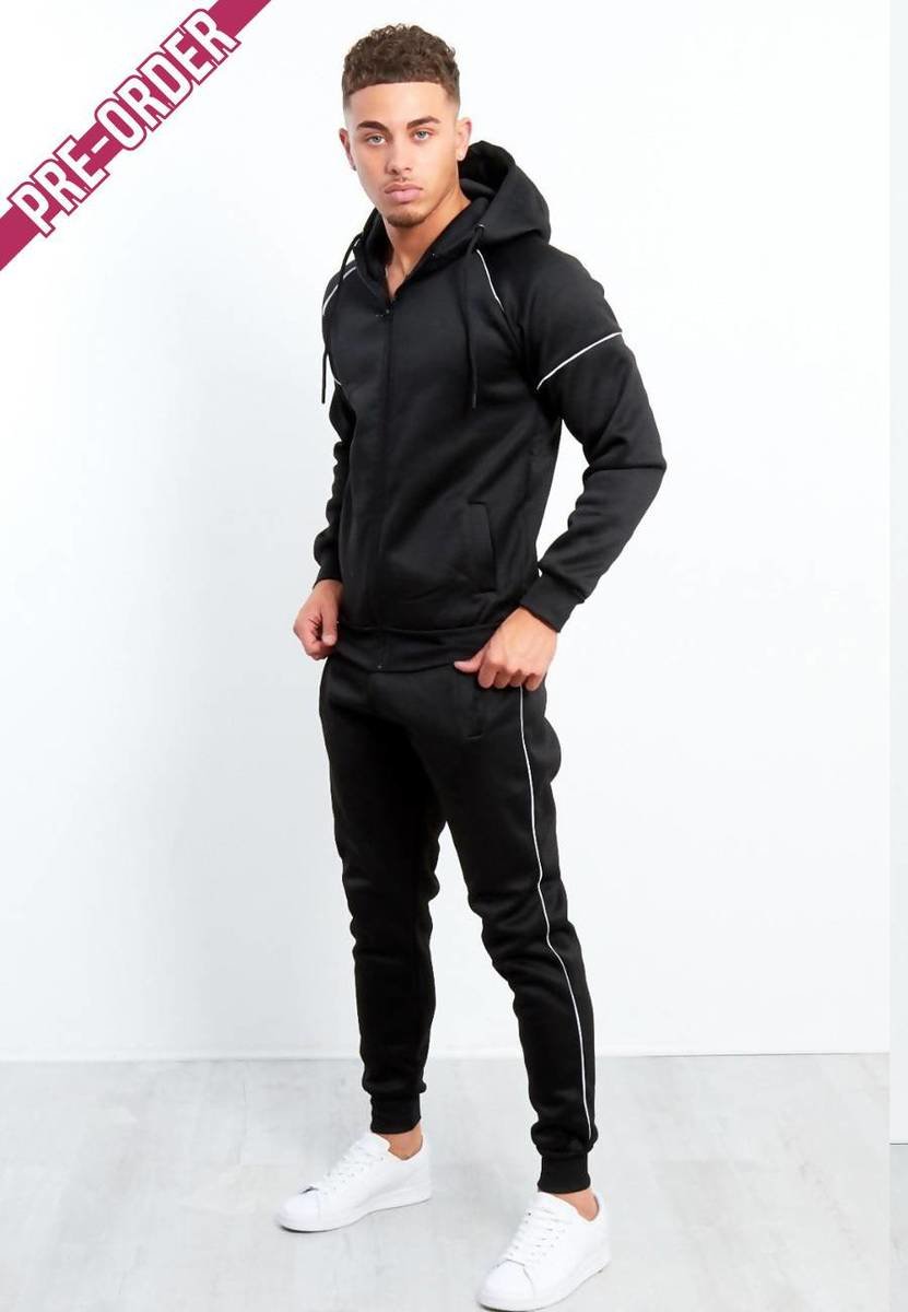 Kian Zip-Through Hooded Tracksuit Thumbnail Kian Zip-Through Hooded Tracksuit Thumbnail