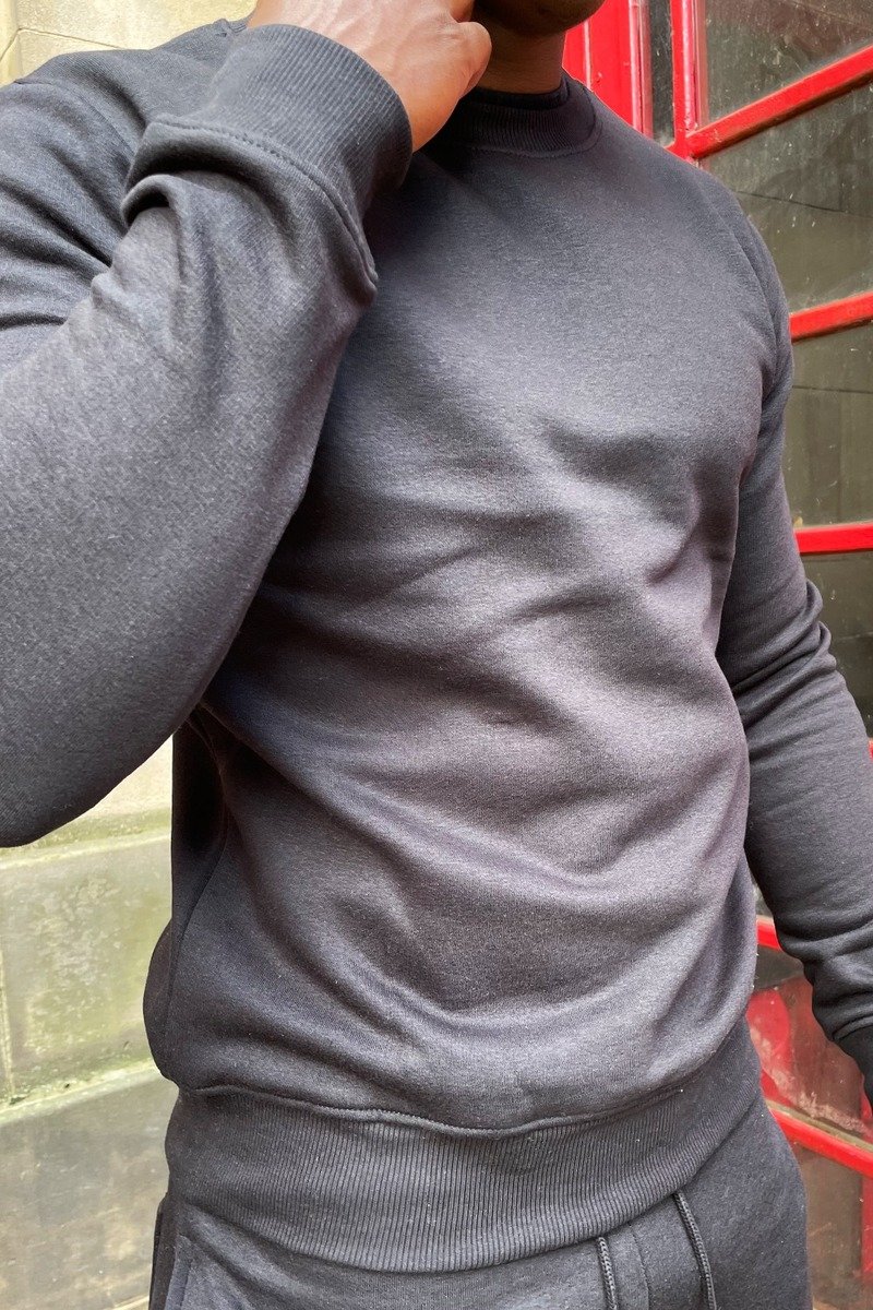 Jasper Fleece Basic Crew Neck Tracksuit Thumbnail Jasper Fleece Basic Crew Neck Tracksuit Thumbnail