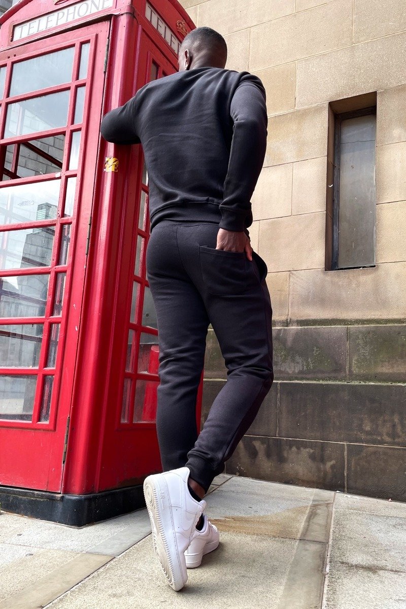 Jasper Fleece Basic Crew Neck Tracksuit Thumbnail Jasper Fleece Basic Crew Neck Tracksuit Thumbnail