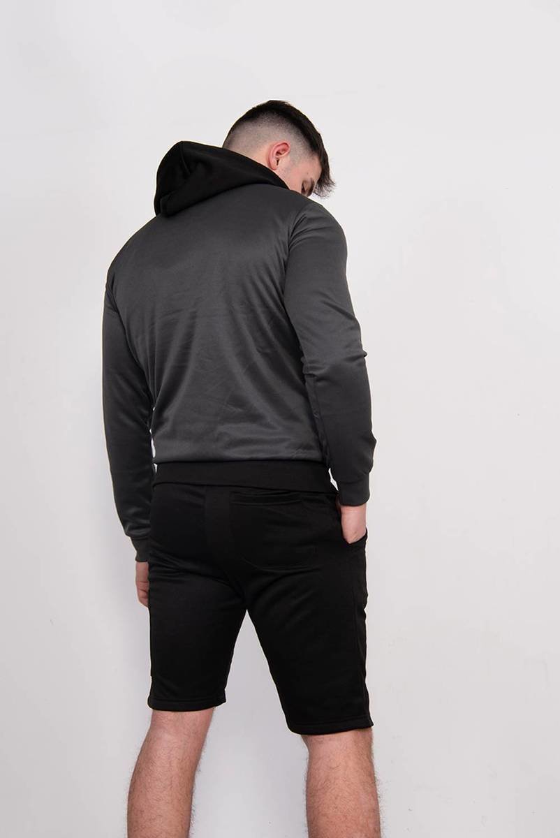 Cooper Two Tone Half Zip Hooded Short Set Thumbnail Cooper Two Tone Half Zip Hooded Short Set Thumbnail