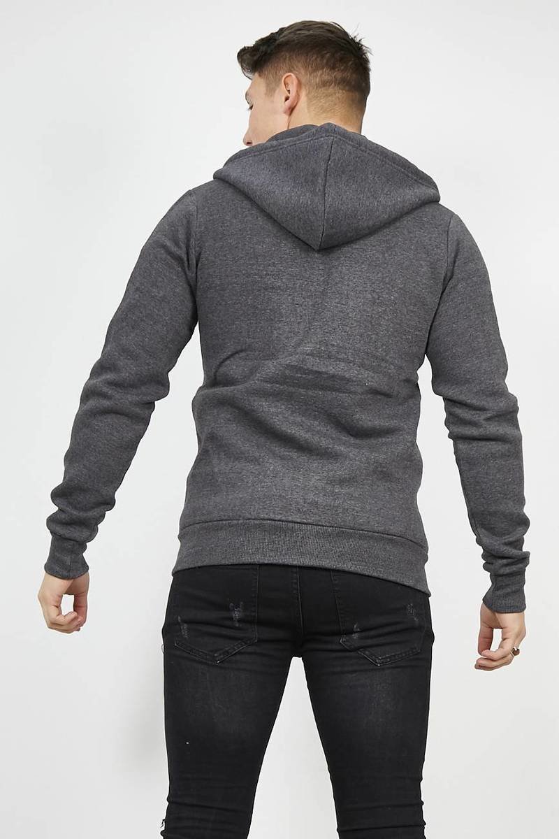 Spencer Plain American Fleece Zip-Up Hoody Jacket Spencer Plain American Fleece Zip-Up Hoody Jacket