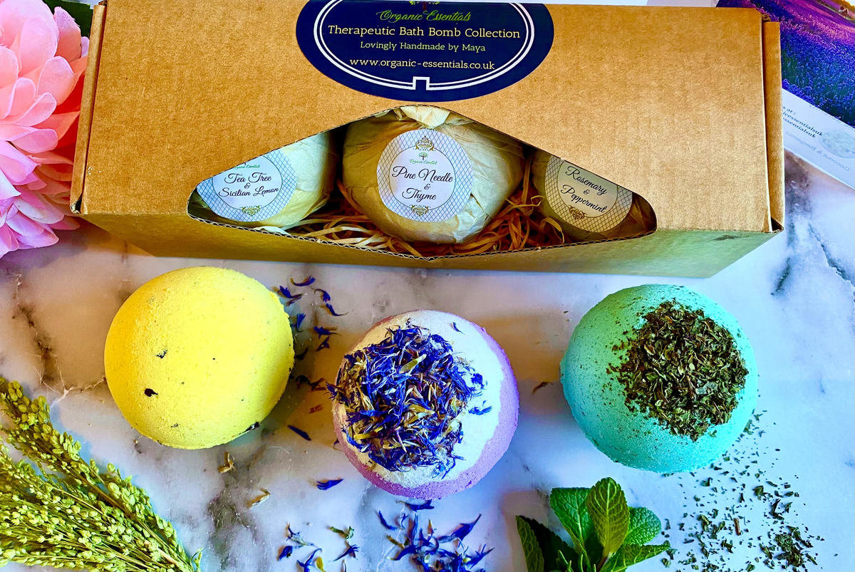 Luxury Earthy Bath Bomb Trio Gift Set Luxury Earthy Bath Bomb Trio Gift Set