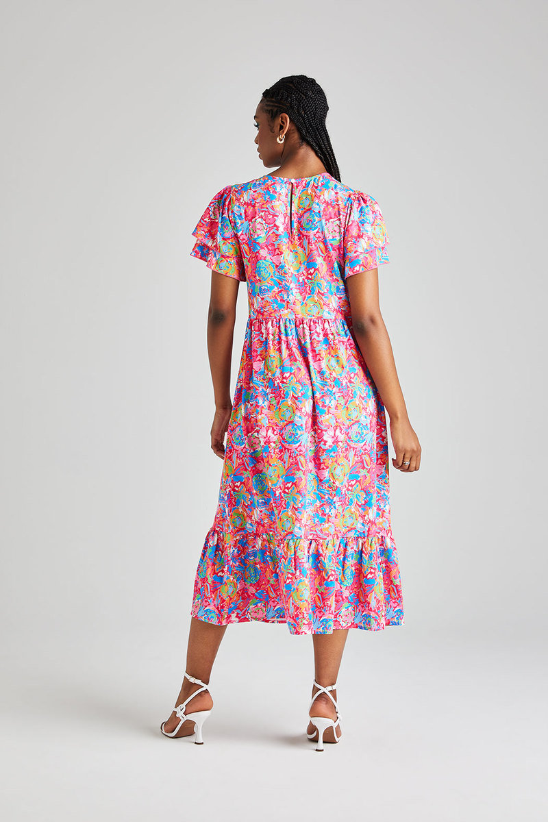 Eddie Floral Ruffle Smock Dress Thumbnail Eddie Floral Ruffle Smock Dress Thumbnail