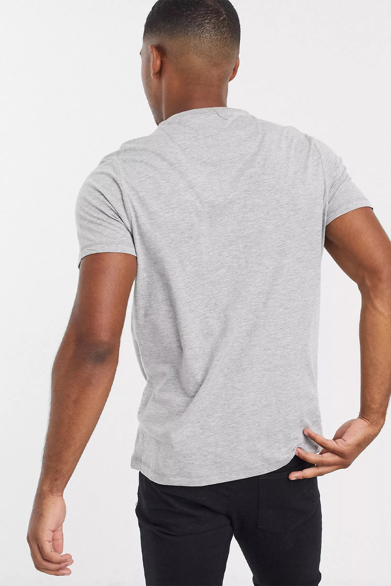 Daniel Chest Pocket Ribbed Crew Neck T-Shirt Thumbnail Daniel Chest Pocket Ribbed Crew Neck T-Shirt Thumbnail