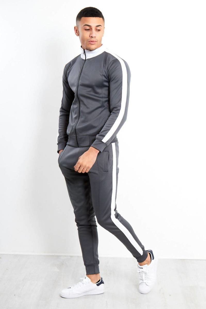 Jake Tape Funnel Skinny Fit Tracksuit Jake Tape Funnel Skinny Fit Tracksuit