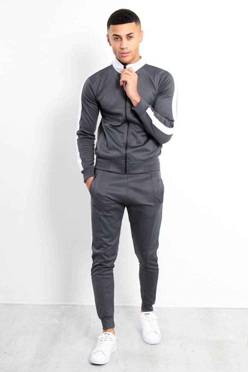 Jake Tape Funnel Skinny Fit Tracksuit Thumbnail Jake Tape Funnel Skinny Fit Tracksuit Thumbnail