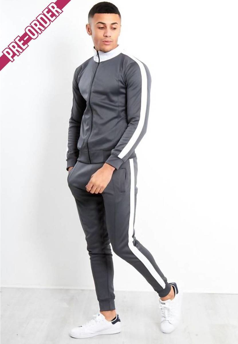 Jake Tape Funnel Skinny Fit Tracksuit Thumbnail Jake Tape Funnel Skinny Fit Tracksuit Thumbnail