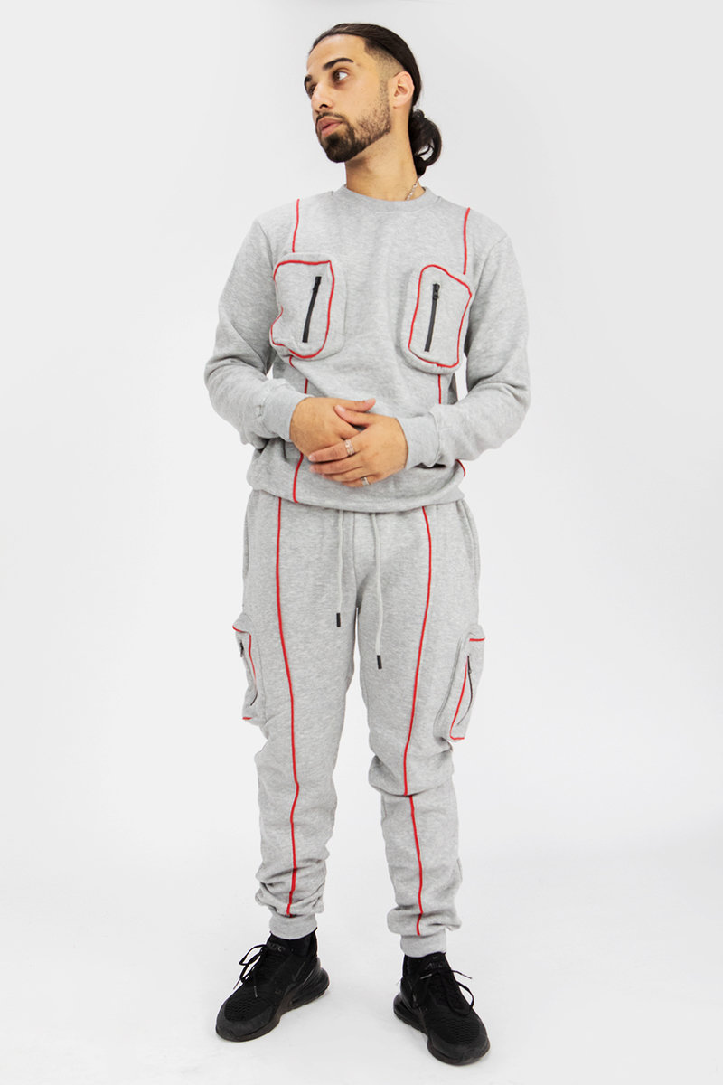 Oakley Contrast Piped Cargo Pockets Tracksuit Thumbnail Oakley Contrast Piped Cargo Pockets Tracksuit Thumbnail