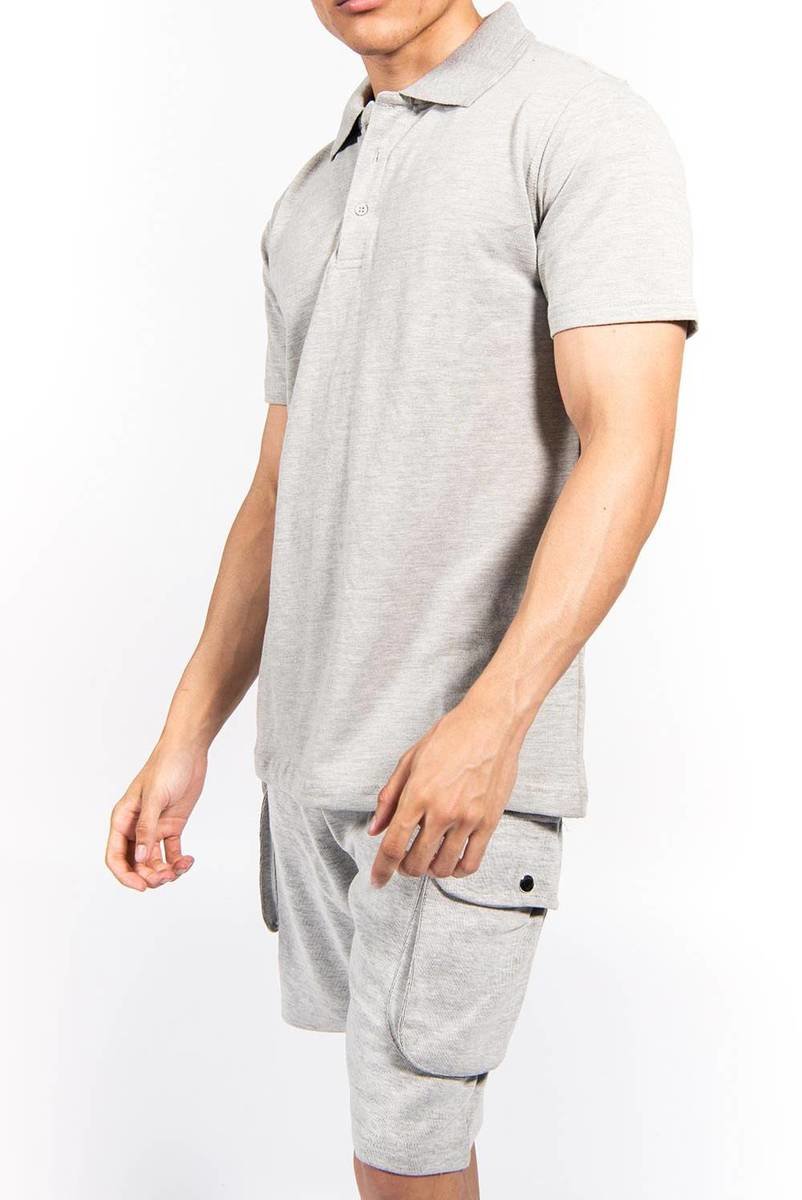 Chester Pique Polo And Cargo Short Set Thumbnail Chester Pique Polo And Cargo Short Set Thumbnail