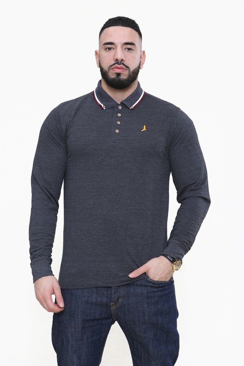 Theo Full Sleeve Polo Shirt Thumbnail Theo Full Sleeve Polo Shirt Thumbnail