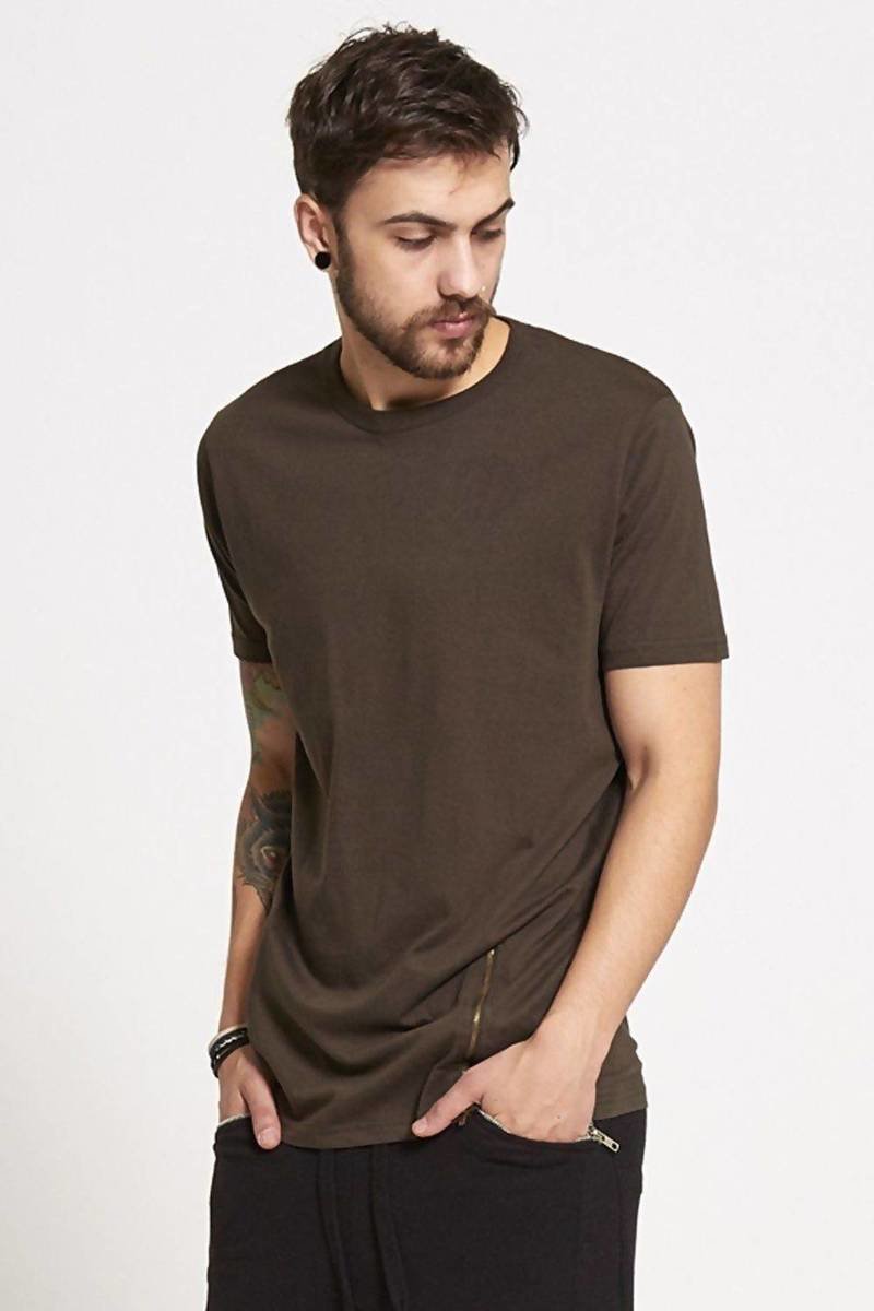 Connor Longline Zipper T-Shirt Connor Longline Zipper T-Shirt