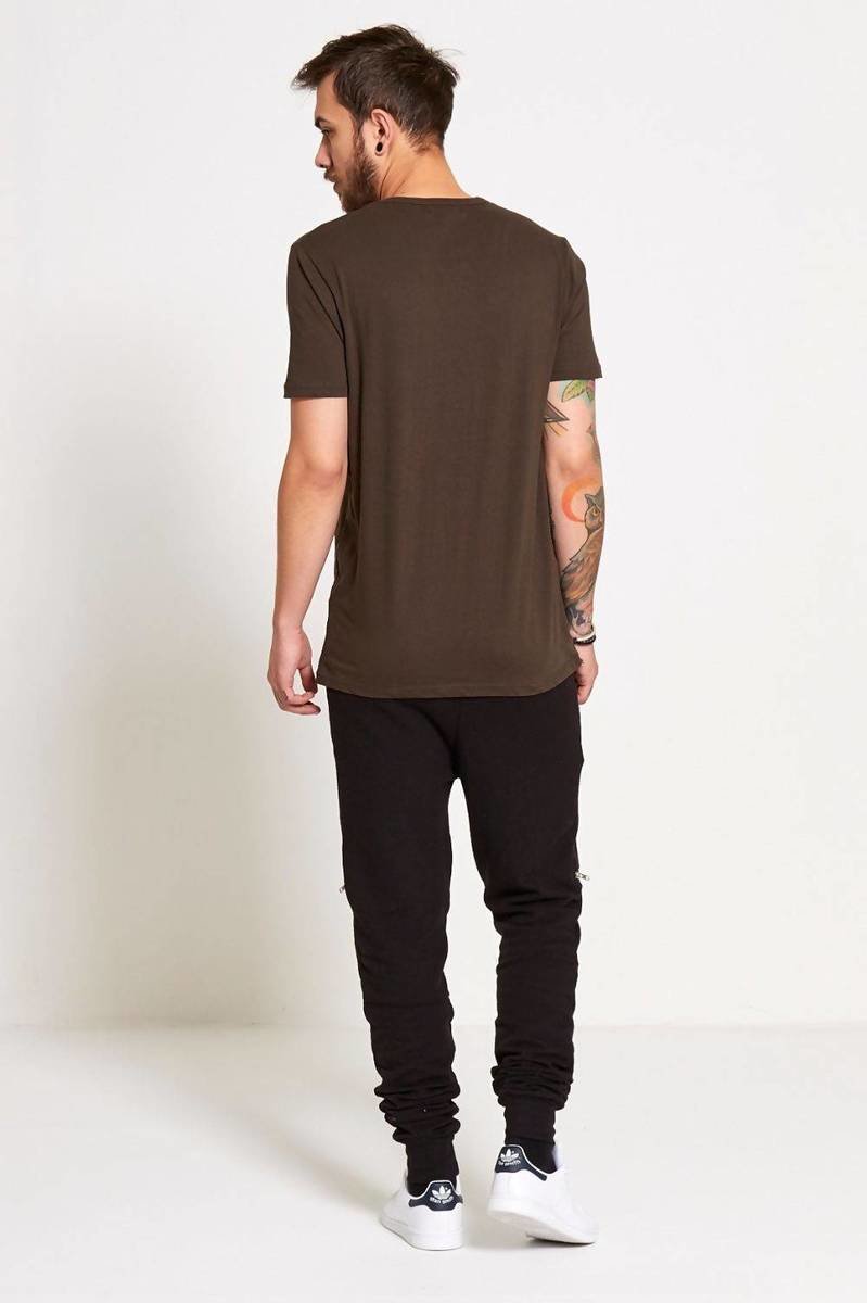 Connor Longline Zipper T-Shirt Thumbnail Connor Longline Zipper T-Shirt Thumbnail