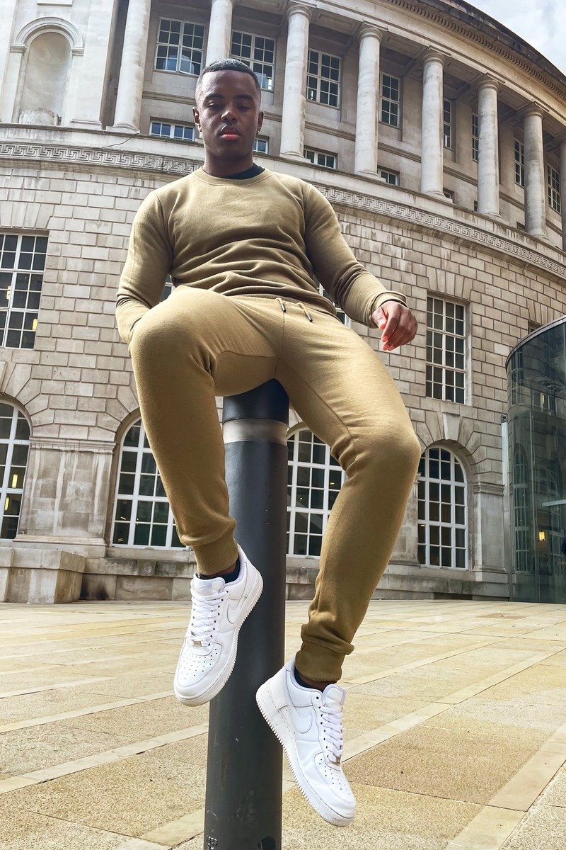 Jasper Fleece Basic Crew Neck Tracksuit Thumbnail Jasper Fleece Basic Crew Neck Tracksuit Thumbnail