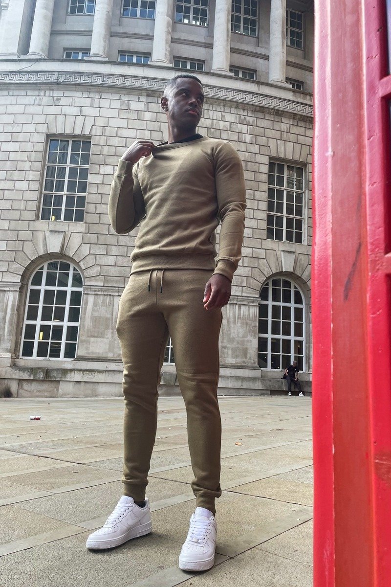 Jasper Fleece Basic Crew Neck Tracksuit Thumbnail Jasper Fleece Basic Crew Neck Tracksuit Thumbnail