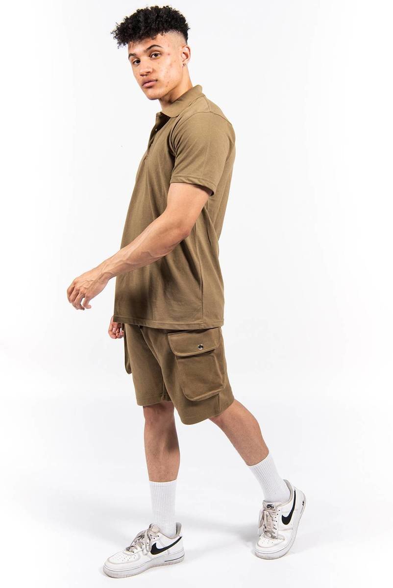 Chester Pique Polo And Cargo Short Set Thumbnail Chester Pique Polo And Cargo Short Set Thumbnail