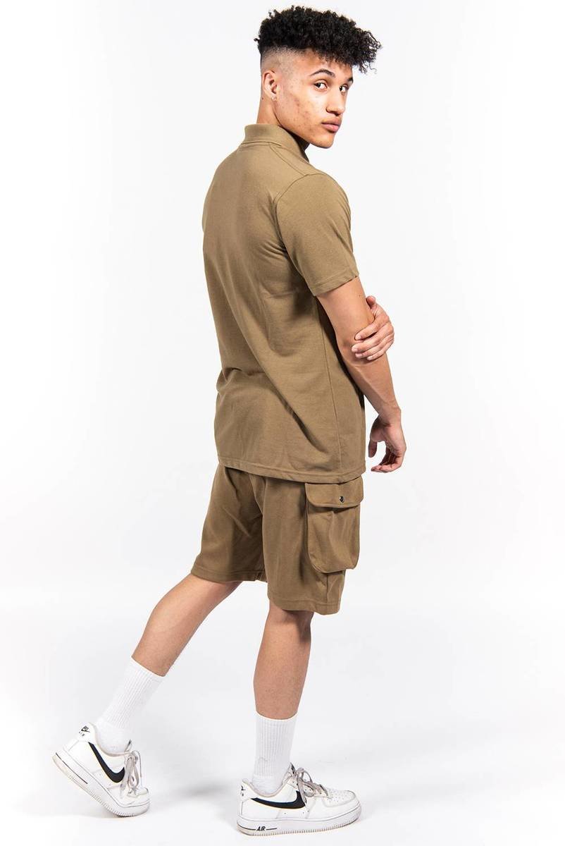Chester Pique Polo And Cargo Short Set Thumbnail Chester Pique Polo And Cargo Short Set Thumbnail
