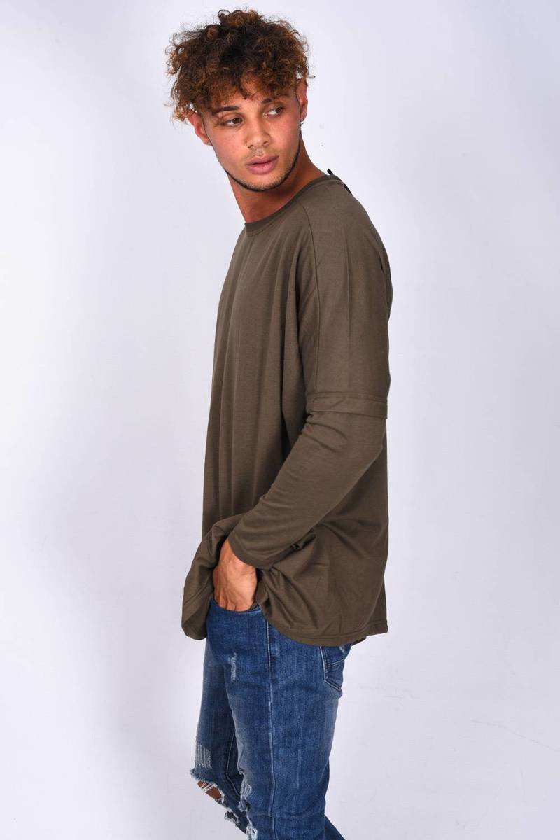 Ahmed Long Sleeve Longline T-Shirt Thumbnail Ahmed Long Sleeve Longline T-Shirt Thumbnail