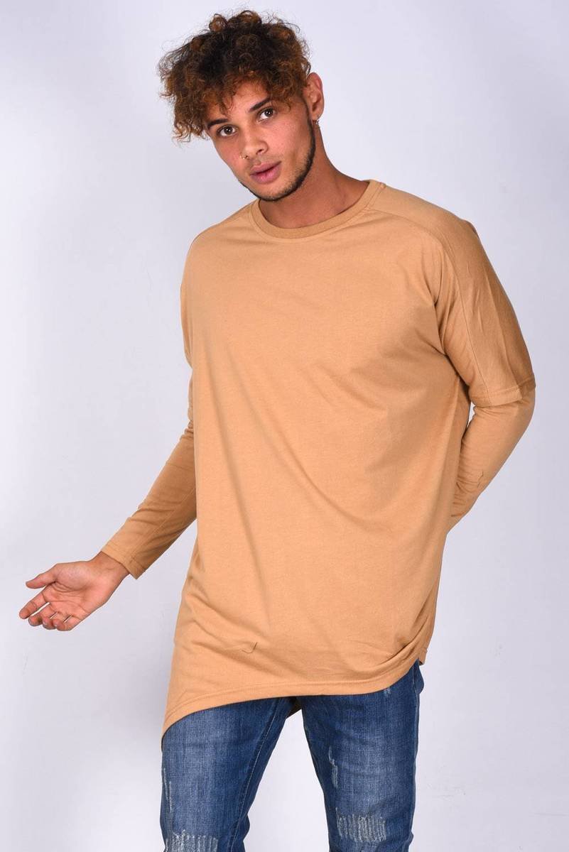 Austin Long Sleeve Longline T-Shirt Austin Long Sleeve Longline T-Shirt