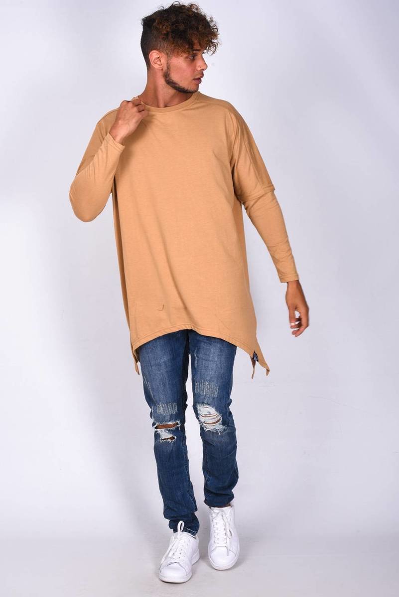 Austin Long Sleeve Longline T-Shirt Thumbnail Austin Long Sleeve Longline T-Shirt Thumbnail