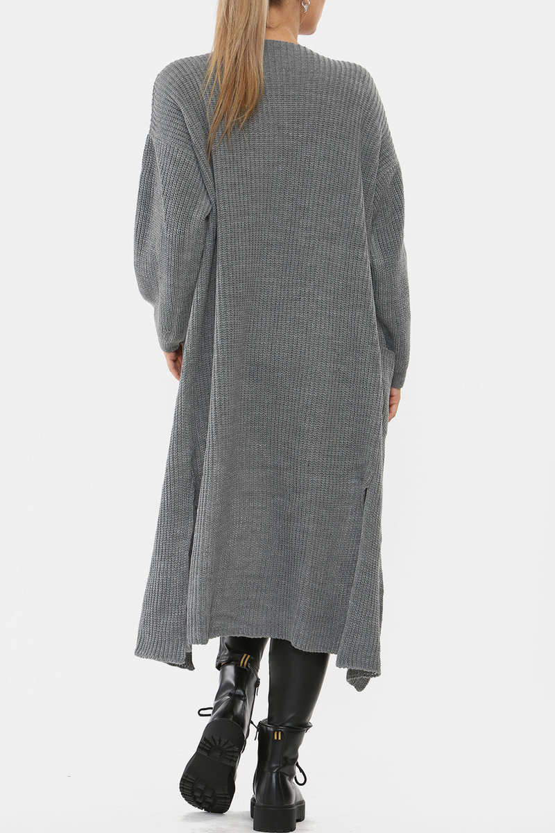 Isobel Chunky Knitted Longline Cardigan Thumbnail Isobel Chunky Knitted Longline Cardigan Thumbnail