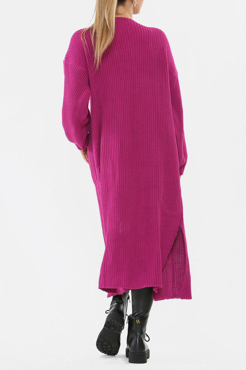 Isobel Chunky Knitted Longline Cardigan  Thumbnail