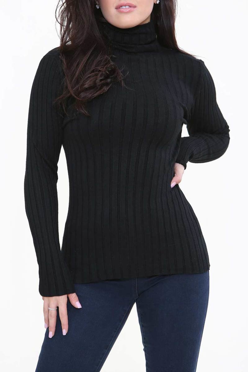 Dollie Roll Neck Ribbed Jumper  Thumbnail