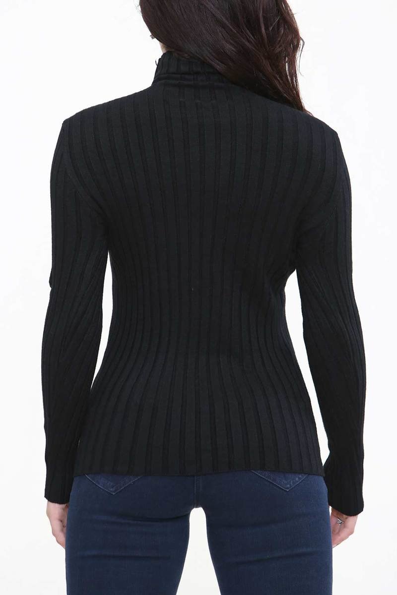 Dollie Roll Neck Ribbed Jumper  Thumbnail