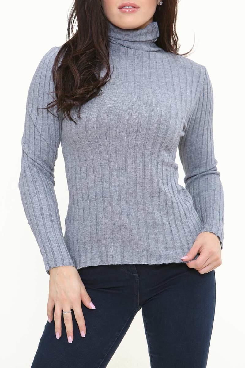 Dollie Roll Neck Ribbed Jumper Thumbnail Dollie Roll Neck Ribbed Jumper Thumbnail