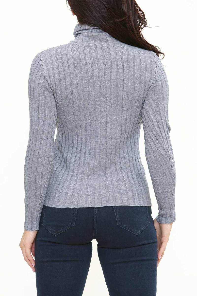 Dollie Roll Neck Ribbed Jumper Thumbnail Dollie Roll Neck Ribbed Jumper Thumbnail