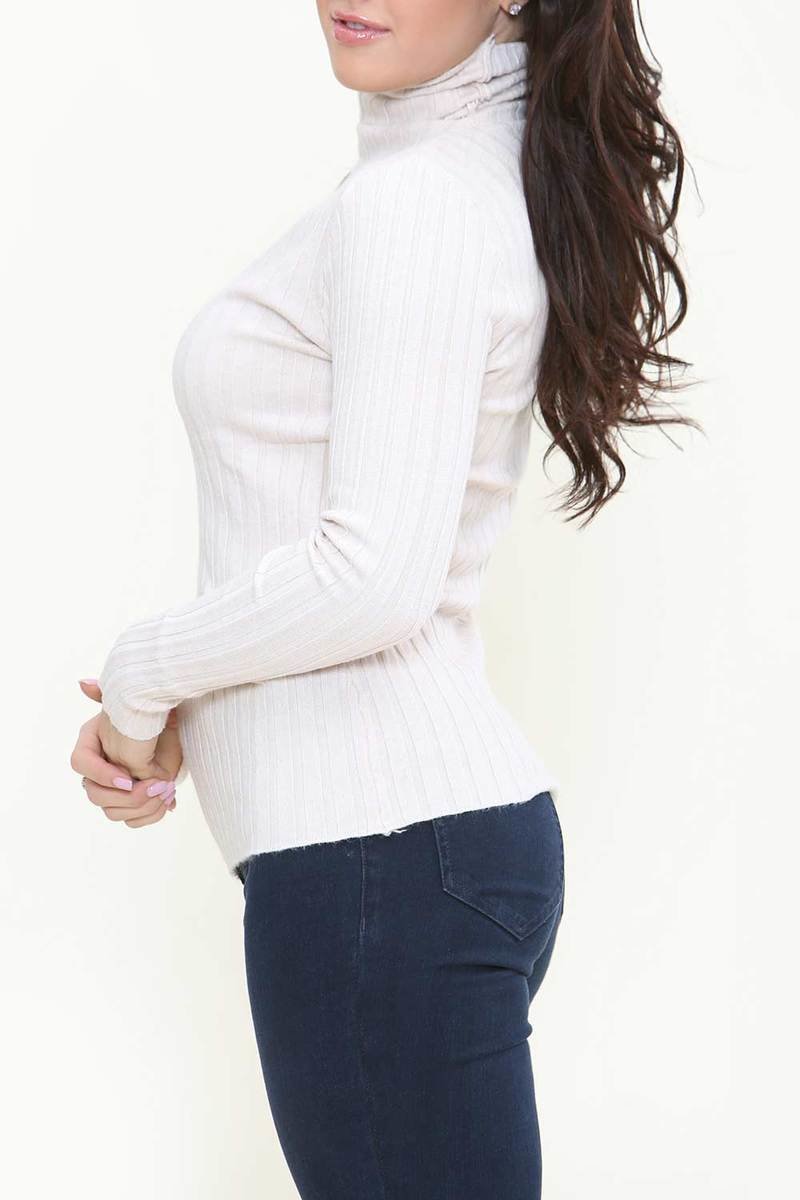 Dollie Roll Neck Ribbed Jumper  Thumbnail