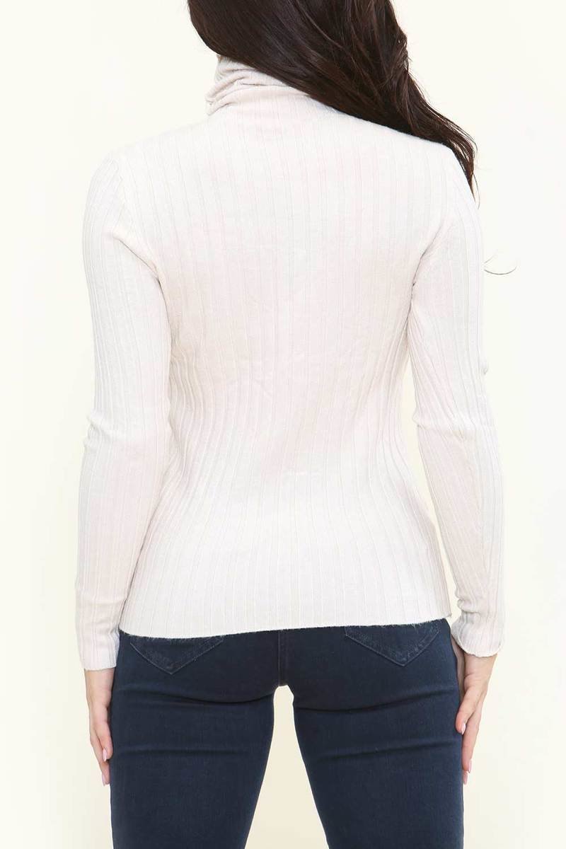 Dollie Roll Neck Ribbed Jumper  Thumbnail