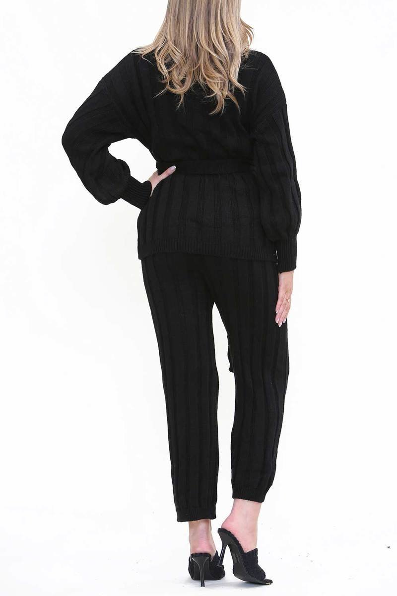 Naomi Belted Top and Trouser Knitted Co-ord Thumbnail Naomi Belted Top and Trouser Knitted Co-ord Thumbnail