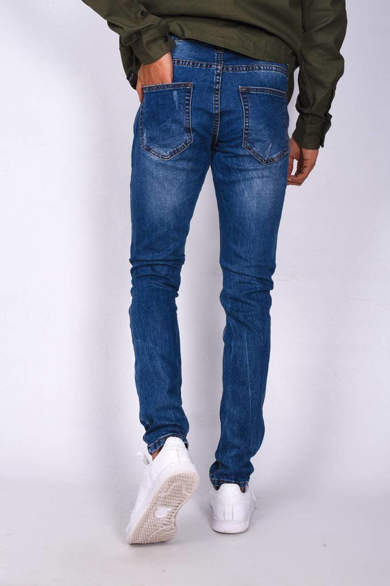 Dominic Extreme Ripped Skinny Denim Jeans Thumbnail Dominic Extreme Ripped Skinny Denim Jeans Thumbnail