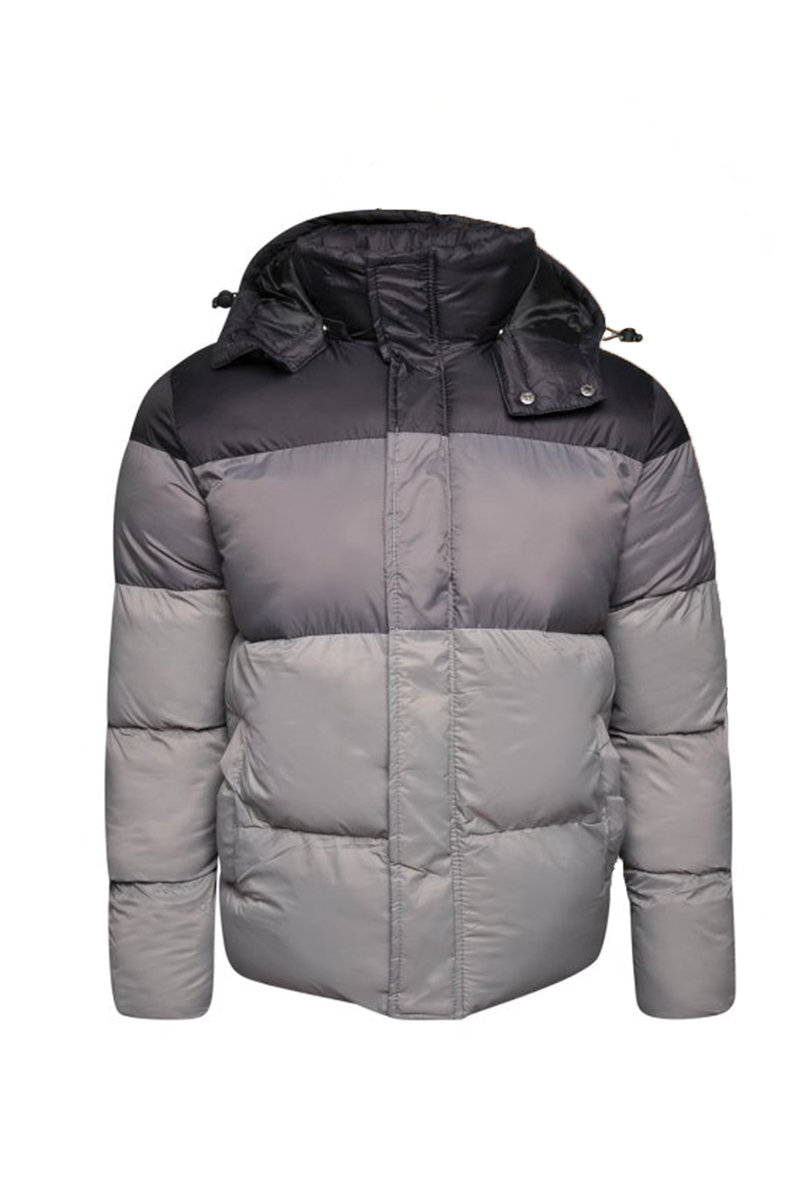 Jacob Heavy Puffer Jacket Coat With Contrast Colour Thumbnail Jacob Heavy Puffer Jacket Coat With Contrast Colour Thumbnail