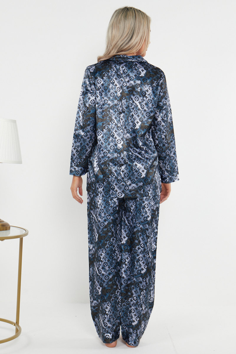 Ophelia Printed Long Sleeve Pyjama Sets  Thumbnail