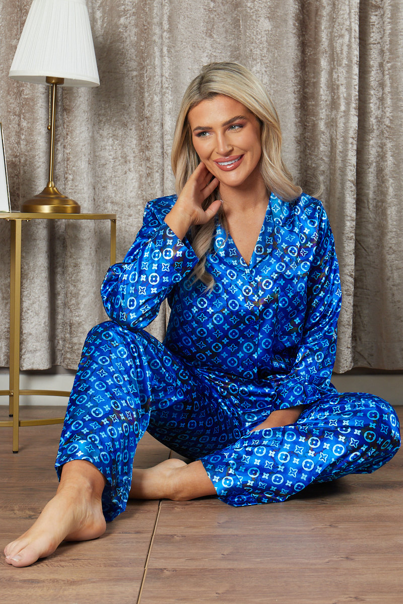 Ophelia Printed Long Sleeve Pyjama Sets Ophelia Printed Long Sleeve Pyjama Sets