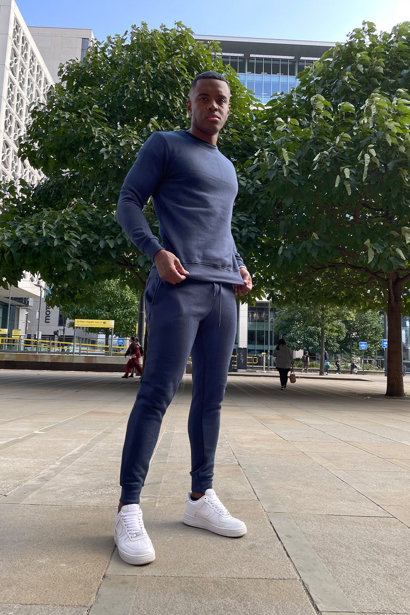 Jasper Fleece Basic Crew Neck Tracksuit Thumbnail Jasper Fleece Basic Crew Neck Tracksuit Thumbnail