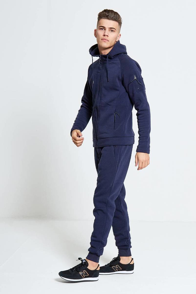 Asher Zip Through Skinny Fit Hood Tracksuit Thumbnail Asher Zip Through Skinny Fit Hood Tracksuit Thumbnail