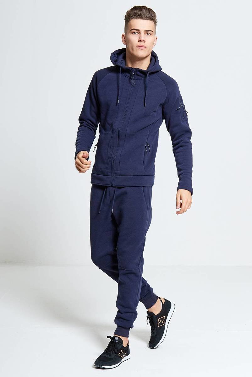 Asher Zip Through Skinny Fit Hood Tracksuit Thumbnail Asher Zip Through Skinny Fit Hood Tracksuit Thumbnail