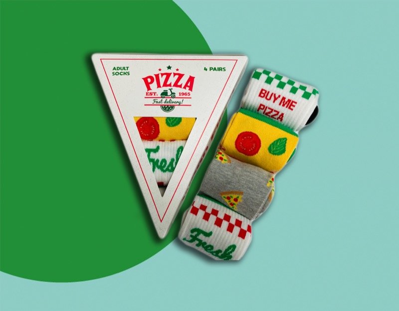 Pizza Socks - Christmas Socks Set Pizza Socks - Christmas Socks Set