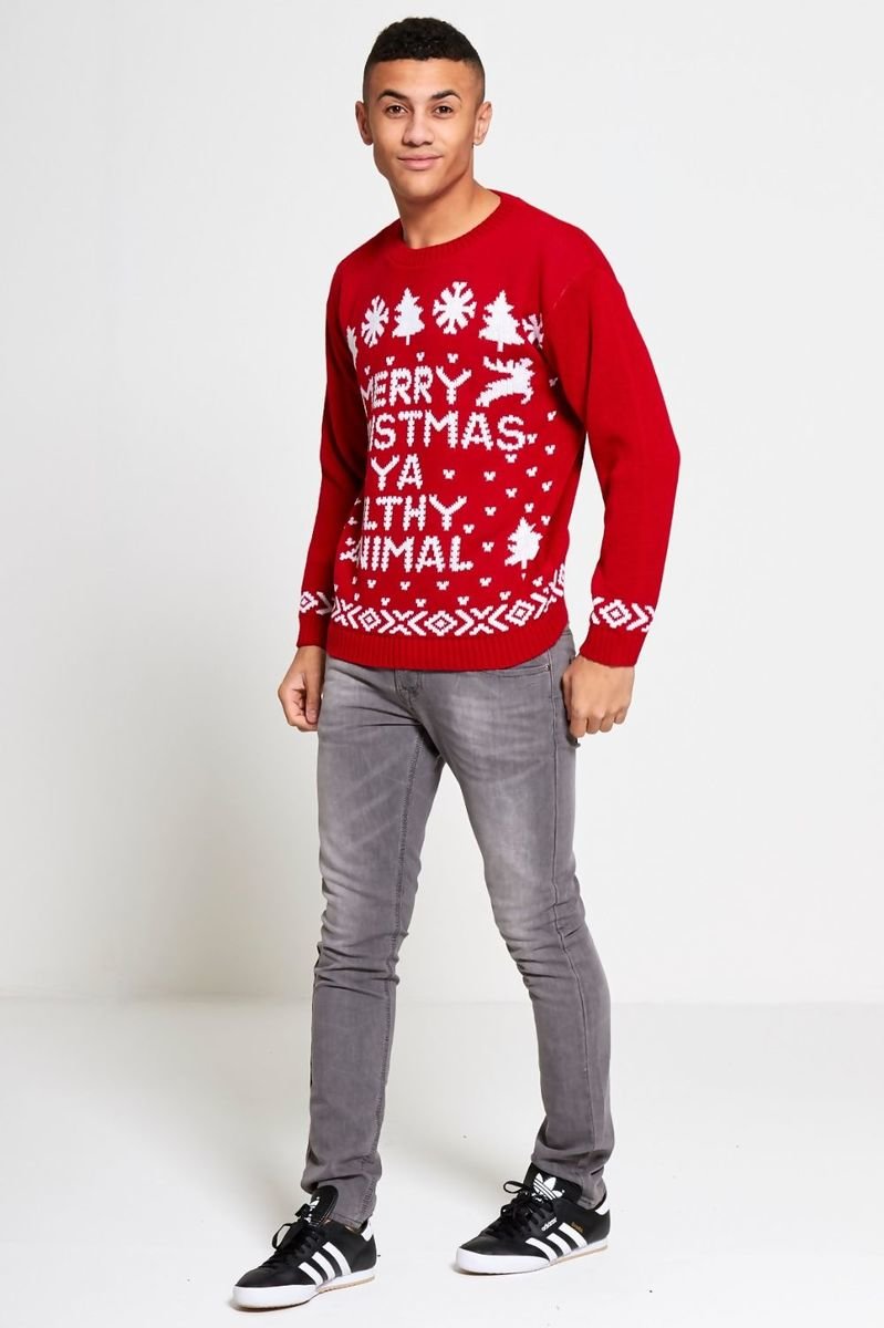 Gabriel Merry Christmas Filthy Animal Christmas Jumper Thumbnail Gabriel Merry Christmas Filthy Animal Christmas Jumper Thumbnail