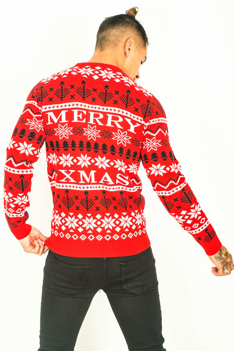 Bobby Snowflake Merry Alavus Christmas Jumper Thumbnail Bobby Snowflake Merry Alavus Christmas Jumper Thumbnail