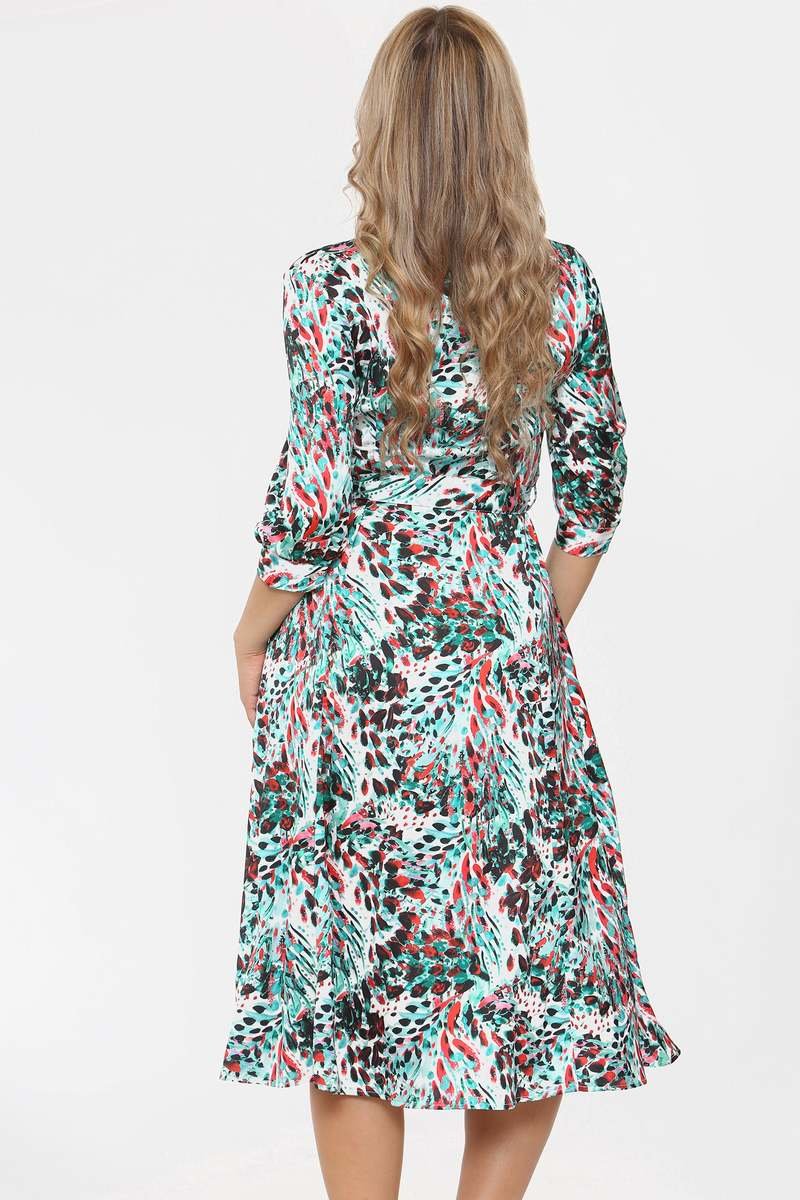 Selina Satin Print Midi Dress Thumbnail Selina Satin Print Midi Dress Thumbnail