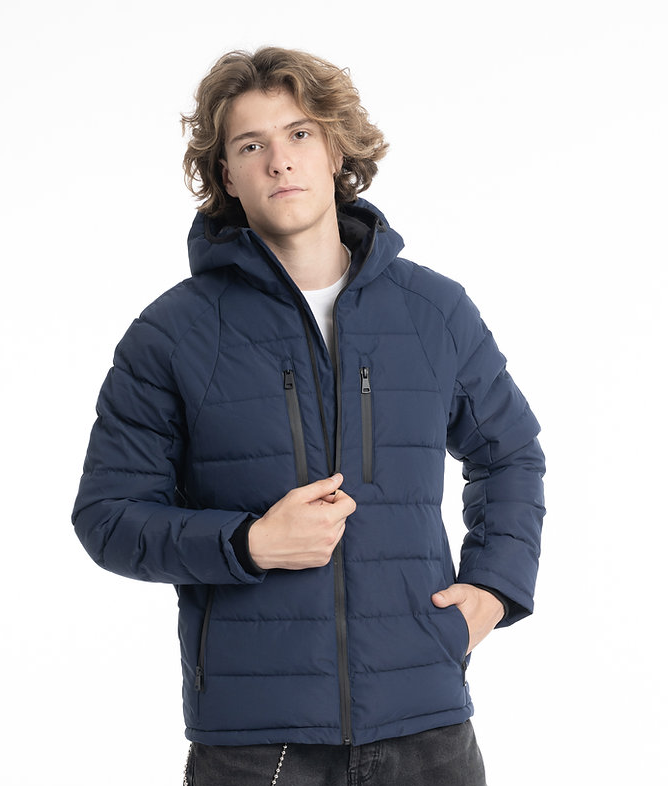 Oliver Padded Jacket with Zip Detail Thumbnail Oliver Padded Jacket with Zip Detail Thumbnail